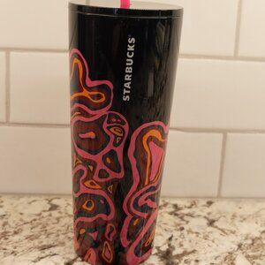Venti Starbucks insulated neon tumbler